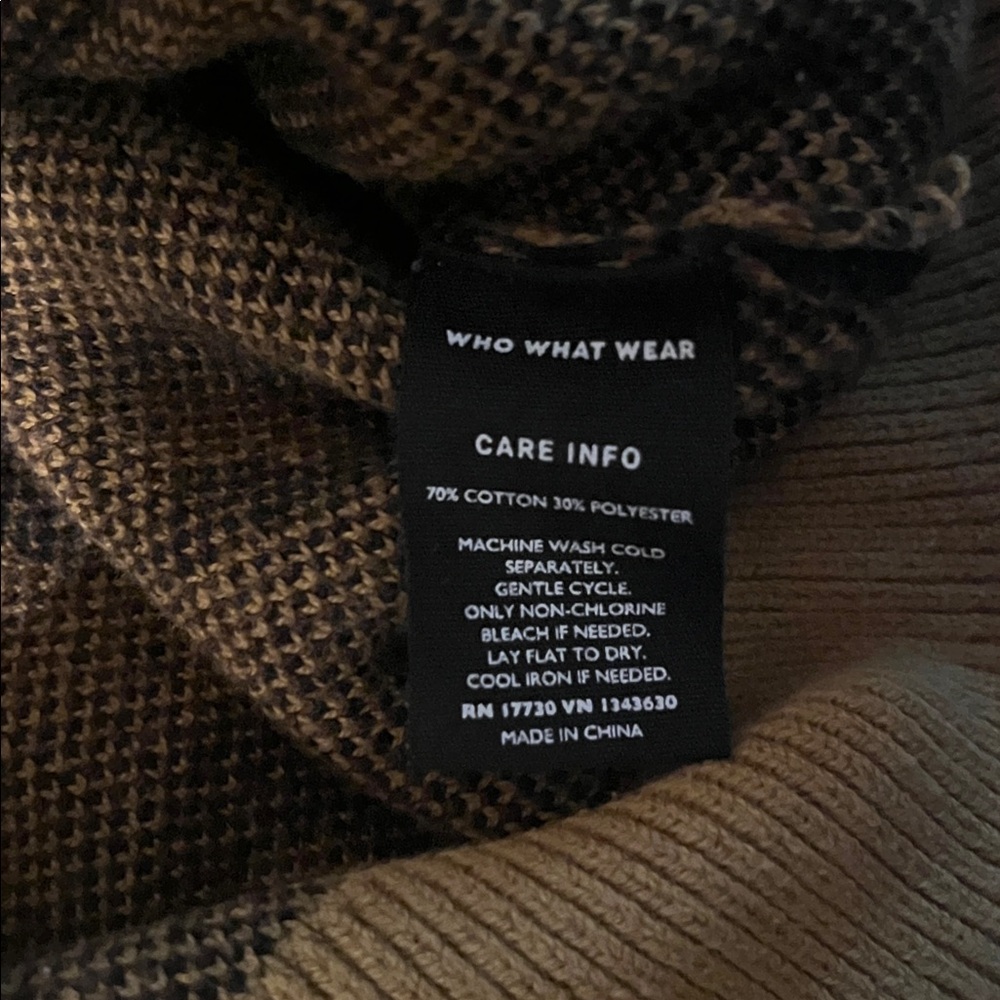 Who What Wear - Animal Print Sweater - Small - Picture 5 of 5